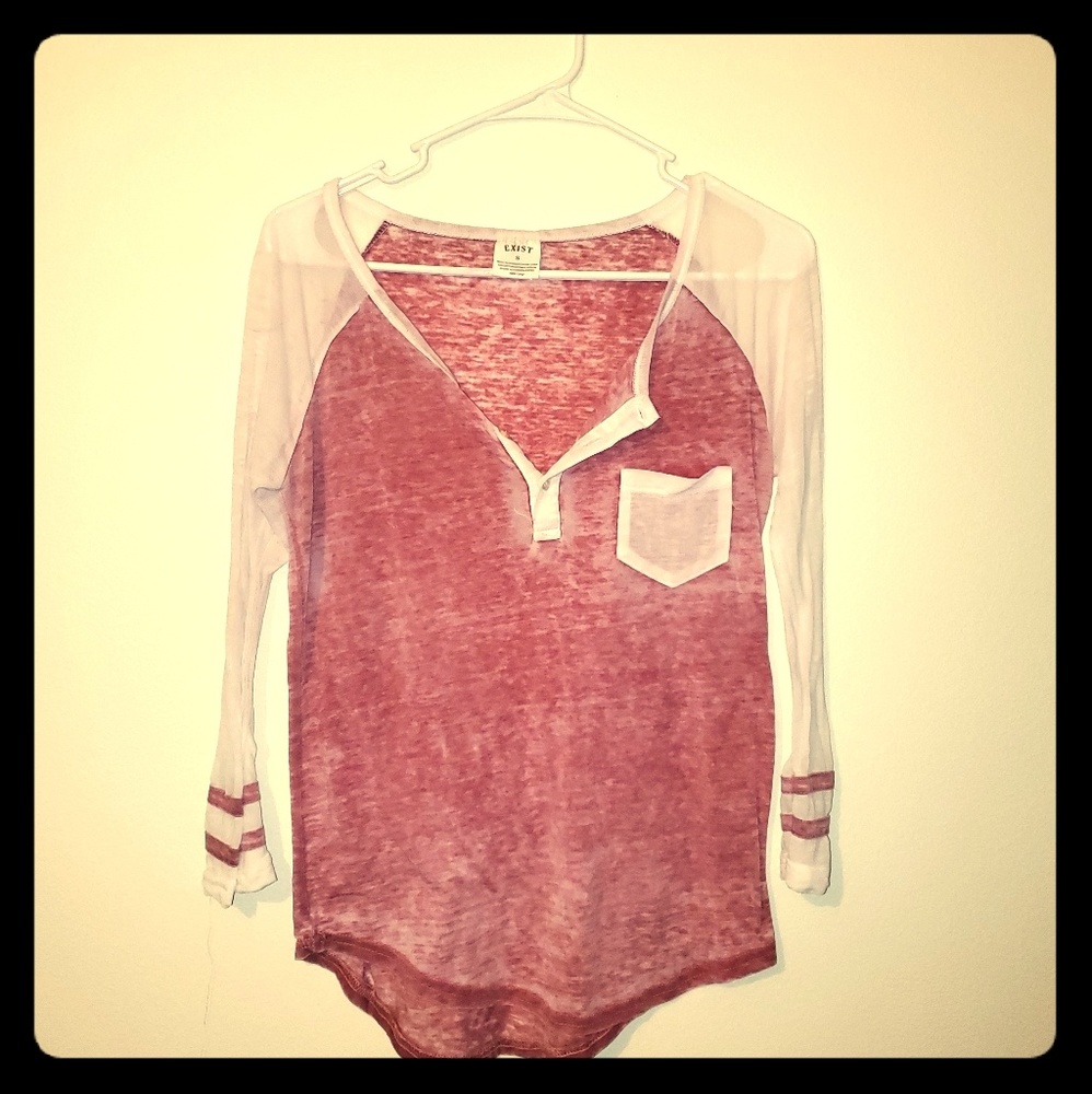Maroon and White, Thin Shirt